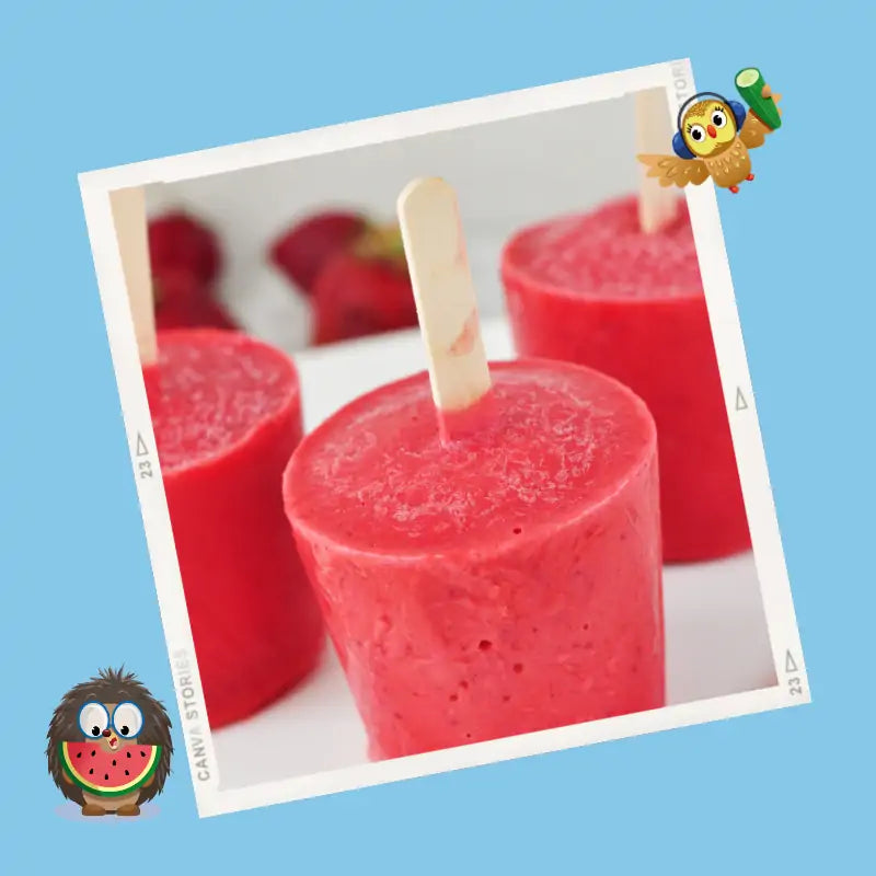 Creamy Melon Lollipops – Tidy Tot