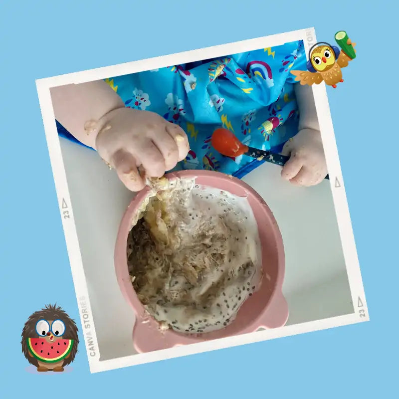 Overnight Banana Wheat bisks – Tidy Tot