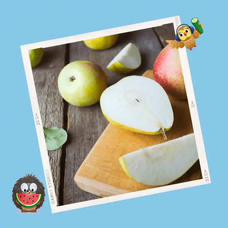 Poached Pears With Yoghurt | Weaning Recipe – Tidy Tot