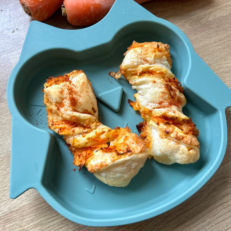 3 Ingredient Cheesy Carrot Twists – Tidy Tot