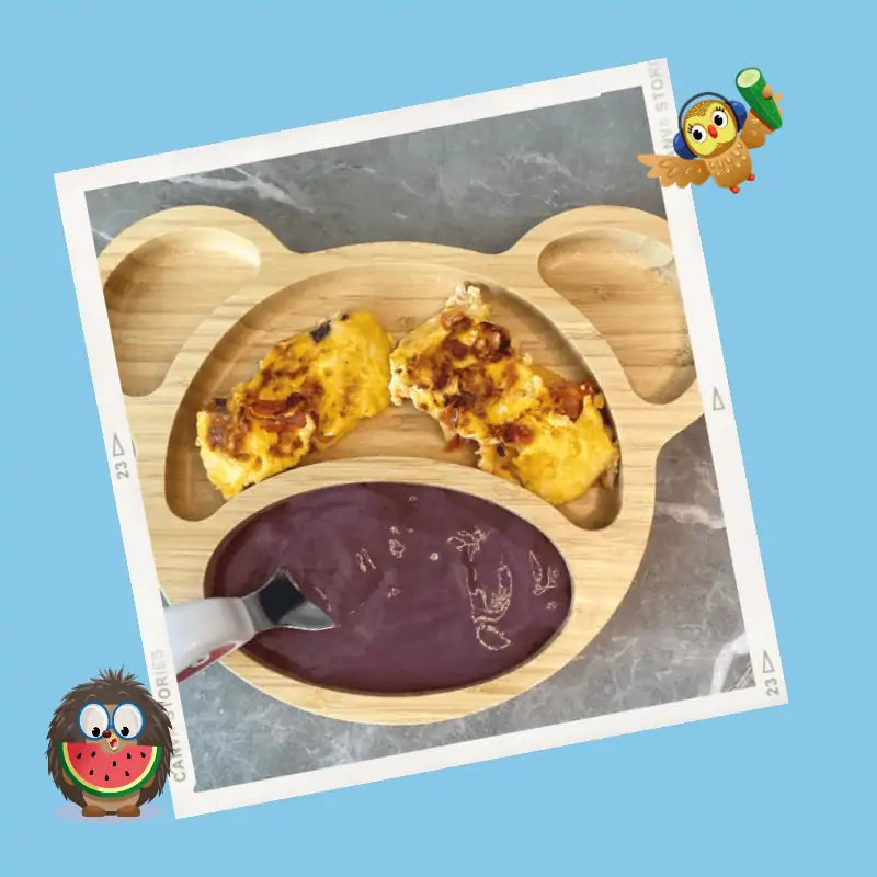 Tomato and Basil Omelettes | Weaning Recipe – Tidy Tot