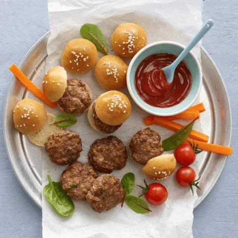 Mini Burgers – Tidy Tot