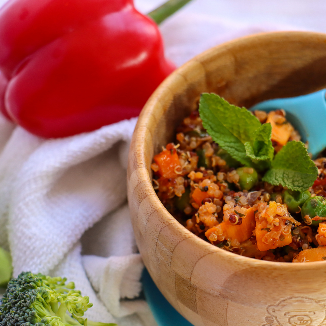 Chicken and Vegetable Quinoa Pilaf – Tidy Tot