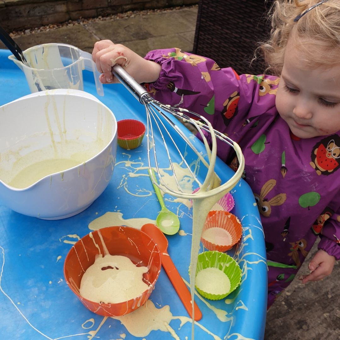 Tidy Tot Corn flour Sensory Play For Your Baby