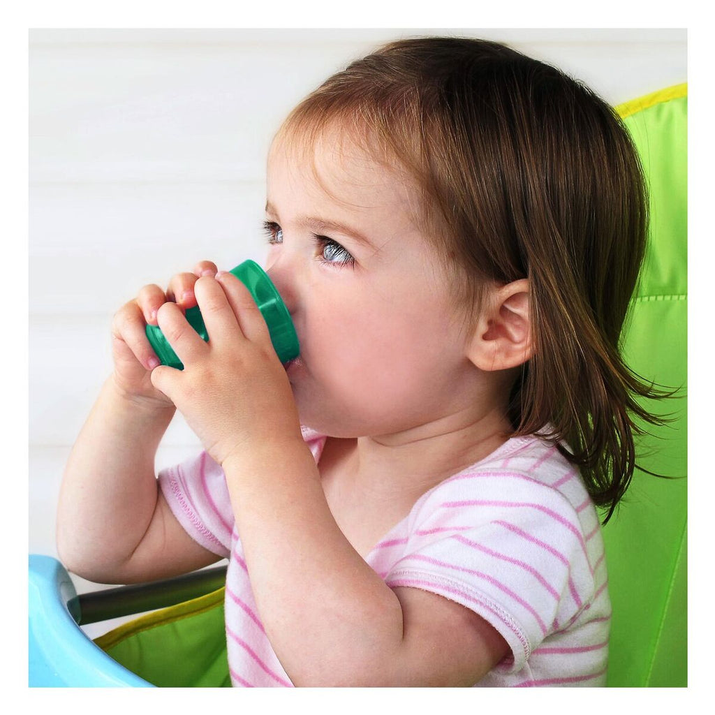 Why open cup drinking is an important part of weaning babies
