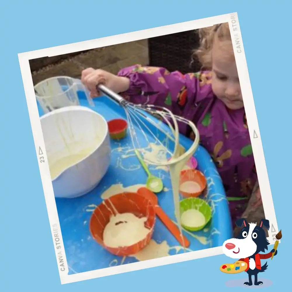 Tidy Tot Corn flour Sensory Play For Your Baby