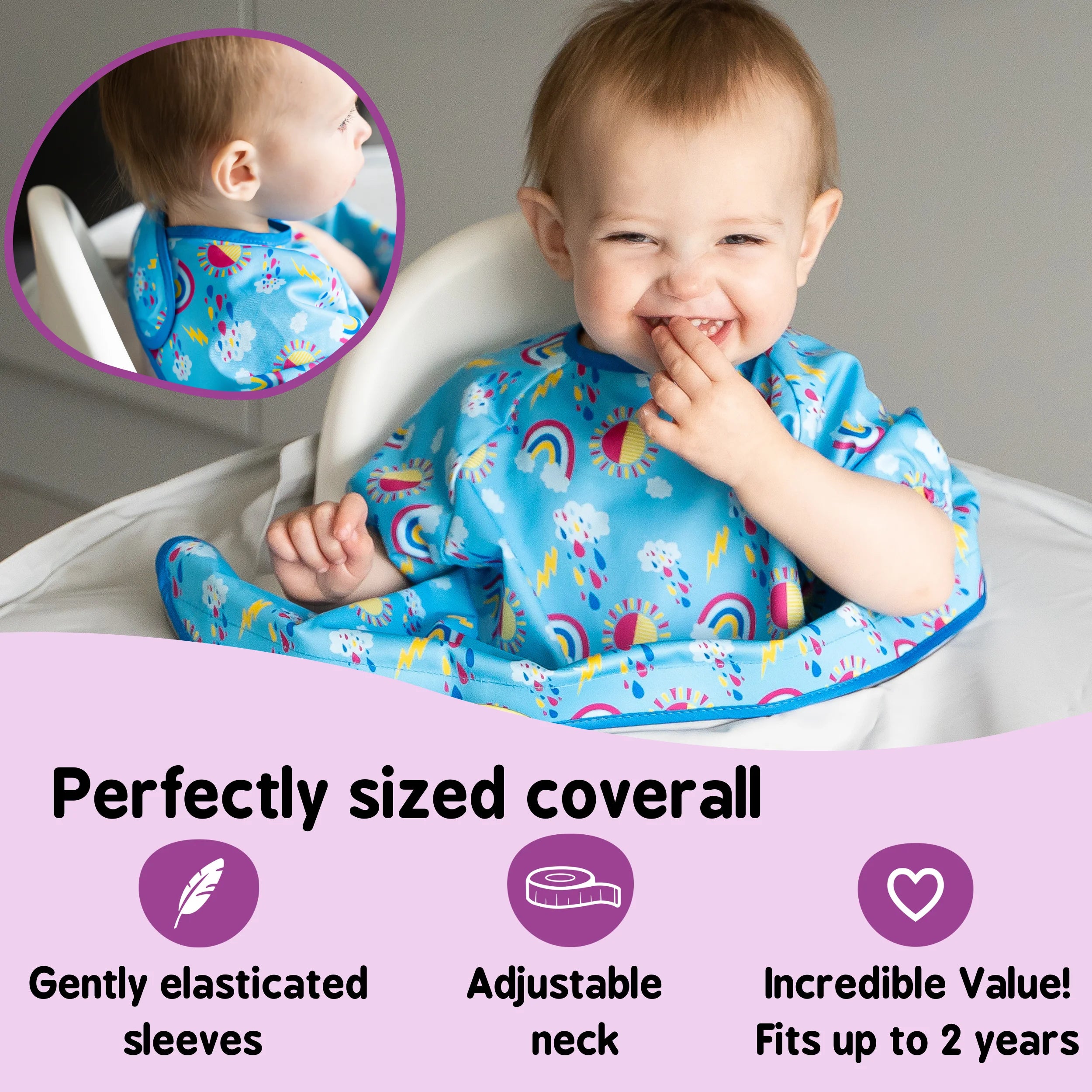 Buy Tidy Tot All-In-One Bib & Tray Kit Online at Low Prices in India 