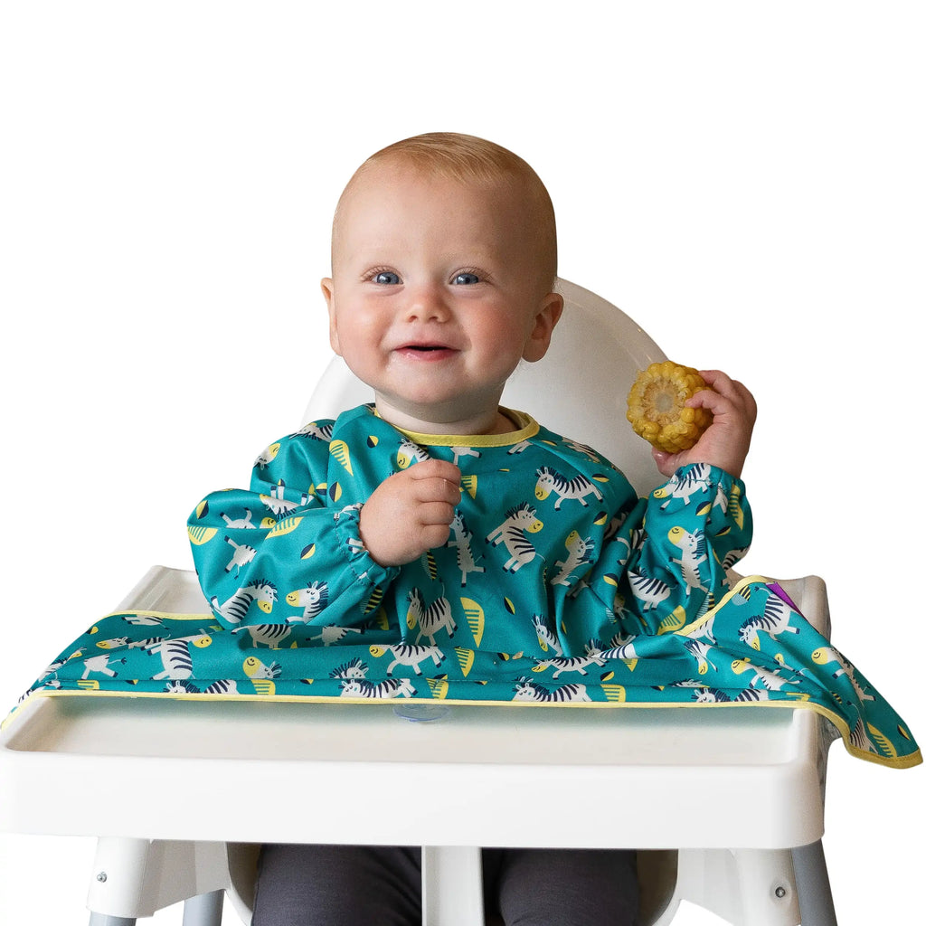 Cover and catch weaning bib