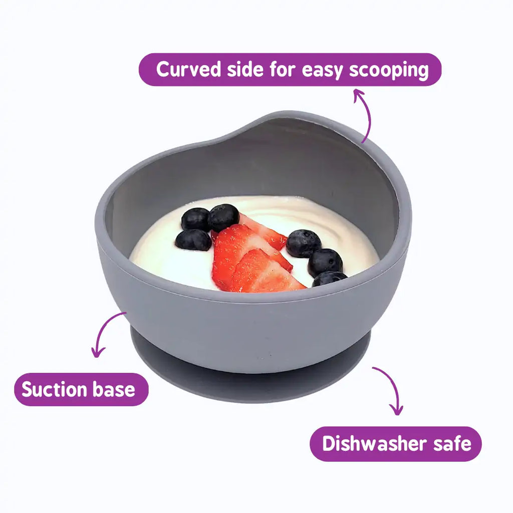 curved weaning bowl